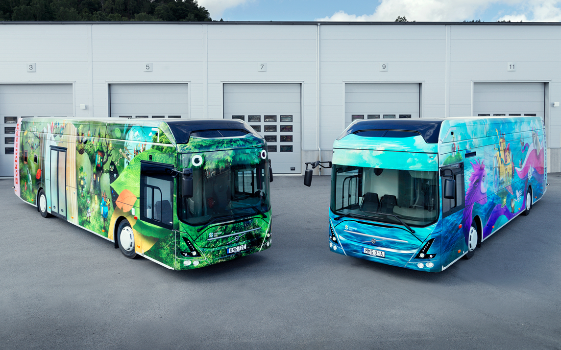 【volvo bus】沃尔沃移动图书馆------安静,好玩且无排放