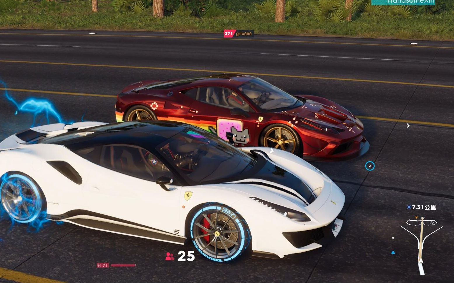 飙酷车神2:法拉利488与法拉利458比赛,究竟谁会更快