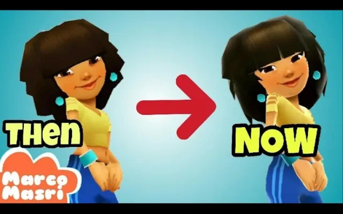 [图]All Characters THEN and NOW | Subway Surfers