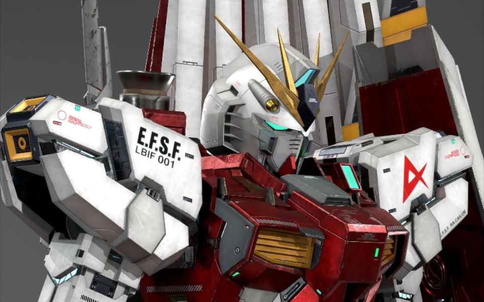 3d建模渲染rx93牛高达展示