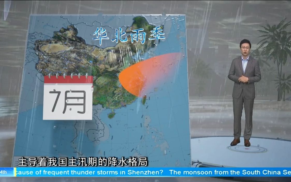 [图]夏季风与副高影响锋面雨带