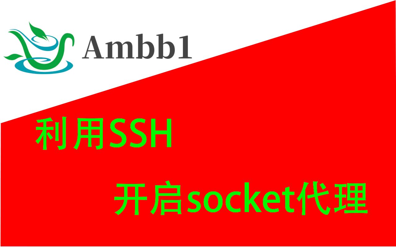 [内网安全]利用SSH开启socket代理哔哩哔哩bilibili