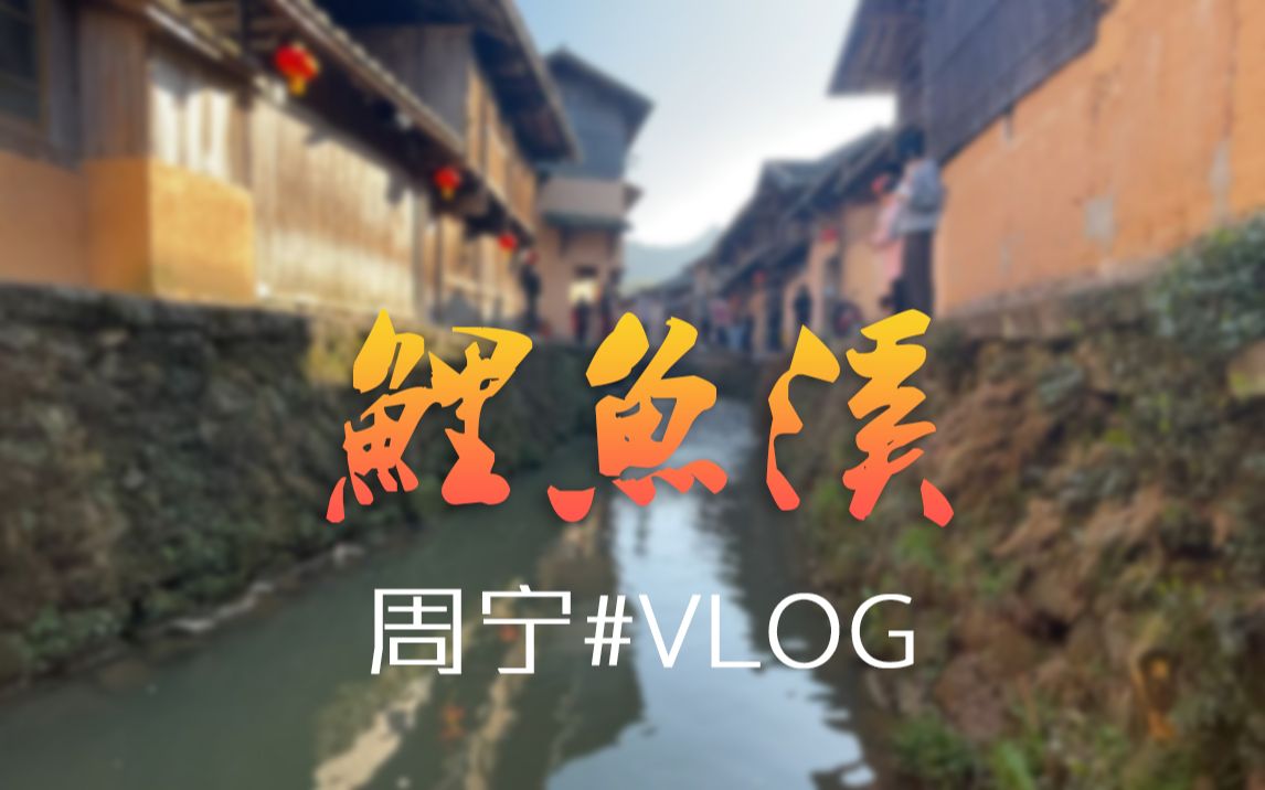 【能猫吉log】打卡周宁鲤鱼溪,Vlog|AAAA级景区,还要吃碗扁肉哔哩哔哩bilibili