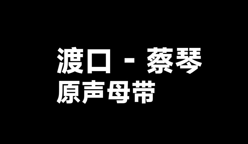 [图]【渡口】蔡琴-渡口 原声母带｜附下载