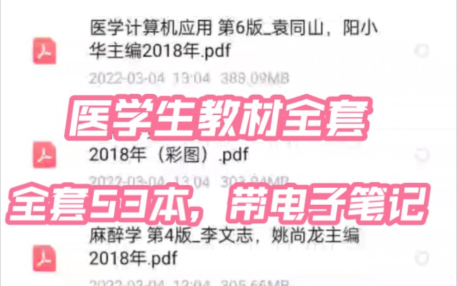 [图]第九版医学全套教材pdf电子版