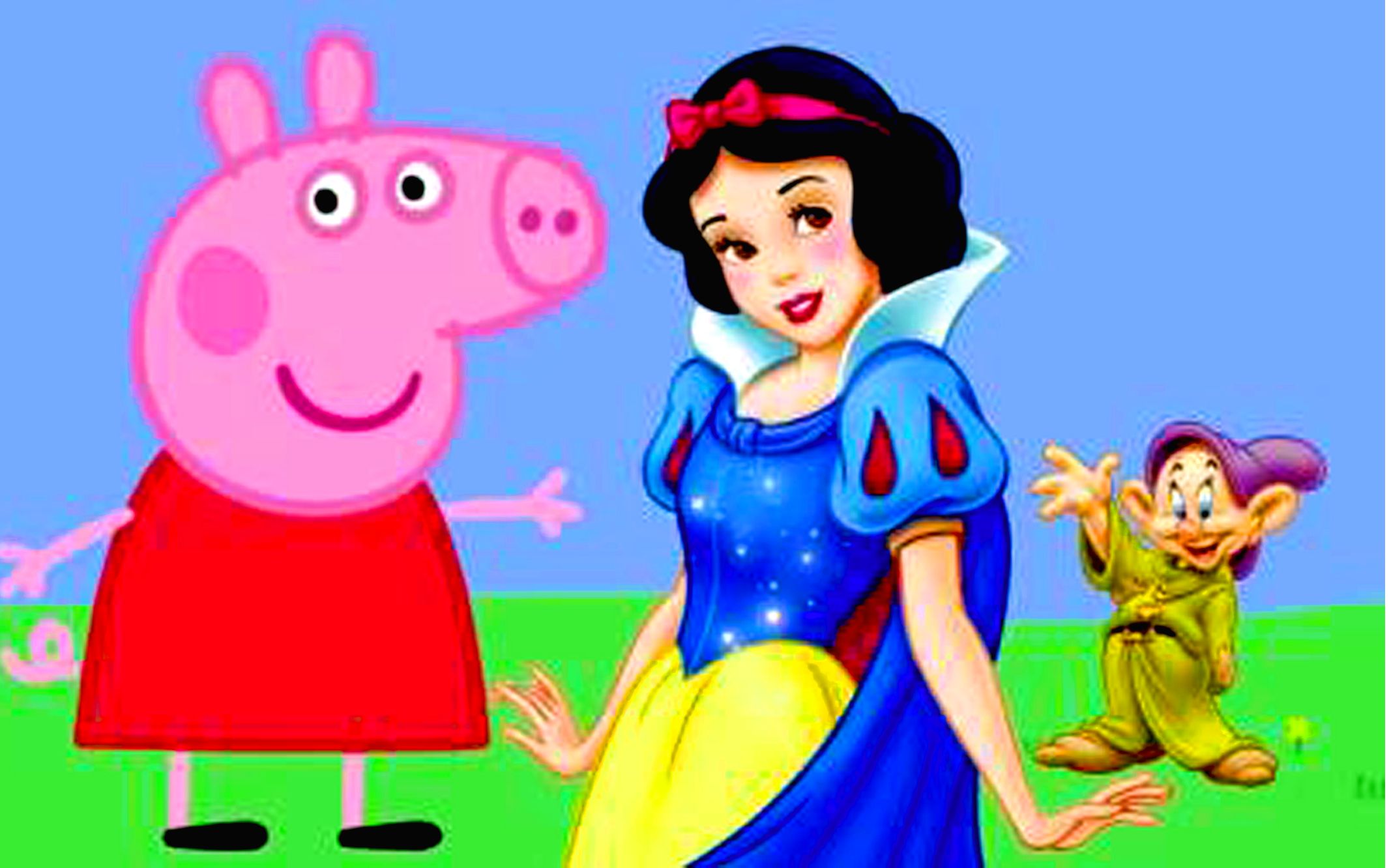 小猪佩奇番外佩奇遇到被施了魔法的白雪公主