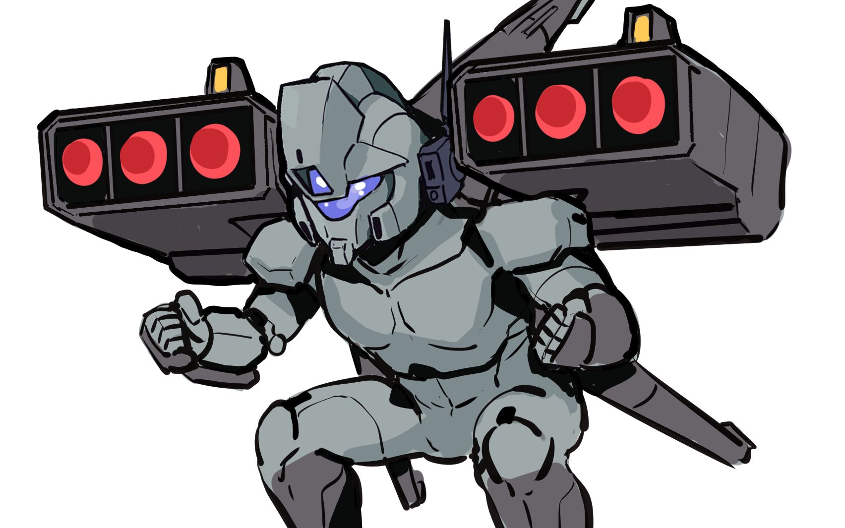 gbo2人形实弹投射器杰钢队长武装强化型杰钢lv1