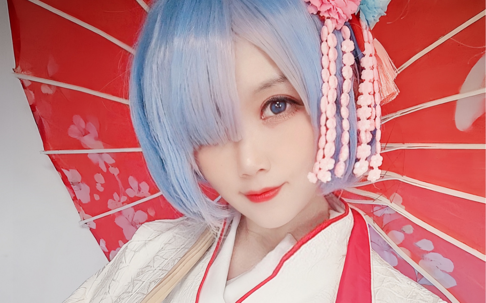 【汐兔子】从零开始的异世界生活雷姆白无垢cos