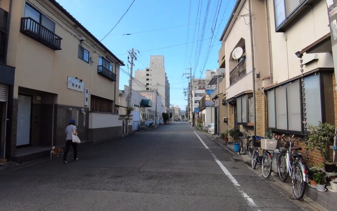 【超清日本】自行车骑行 京都右京区 西京极 2019.10