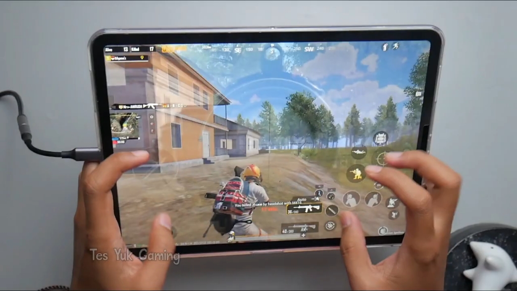 ipad pro 2021 m1芯片 pubg国际服 5指操作 全陀螺仪_和平精英