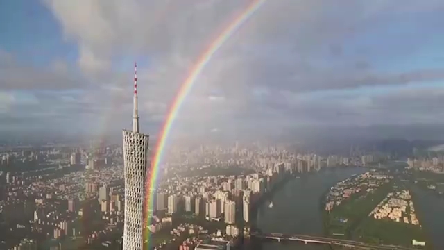 [图]【沸点】天空出现双圆环彩虹！！