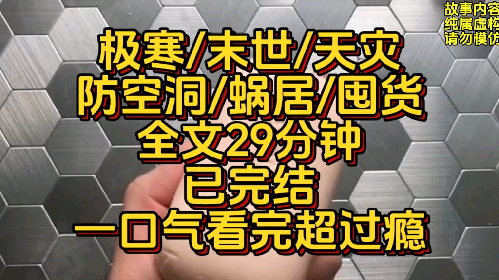 [图]【全文29分钟】极寒/末世/天灾/防空洞/蜗居/囤货/一口气看完超过瘾