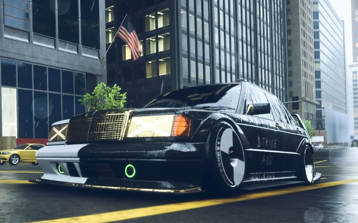 【极品飞车22】免费车a 级一般的奔驰190e调校分享