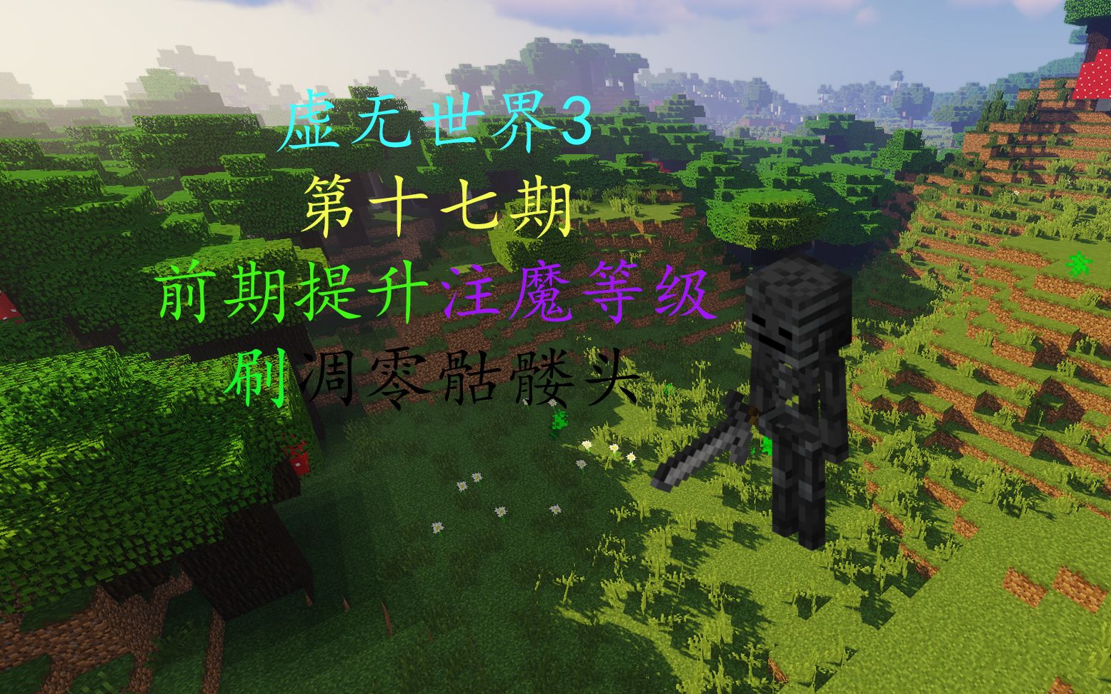 [虚无世界3]第十七期 前期提升注魔等级 刷凋零骷髅头_哔哩哔哩_bili