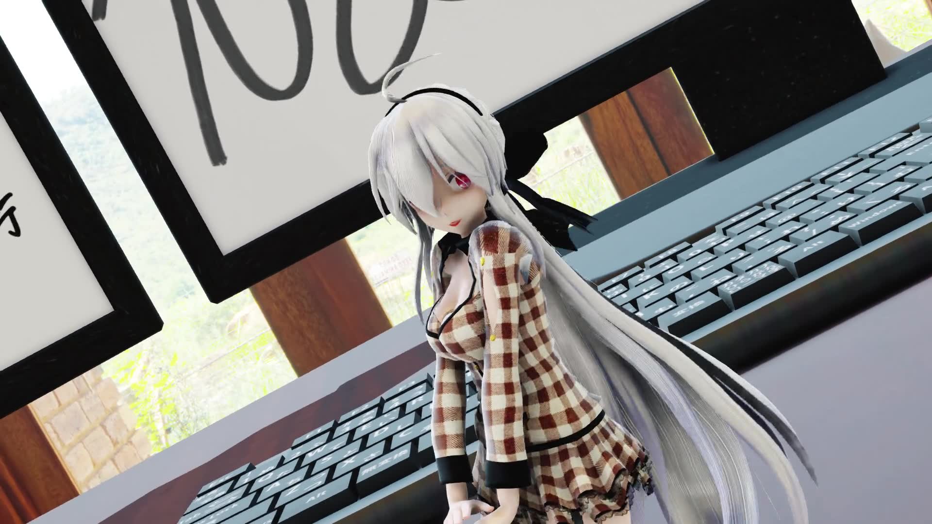 [mmd]桌上的弱音手办动起来了!