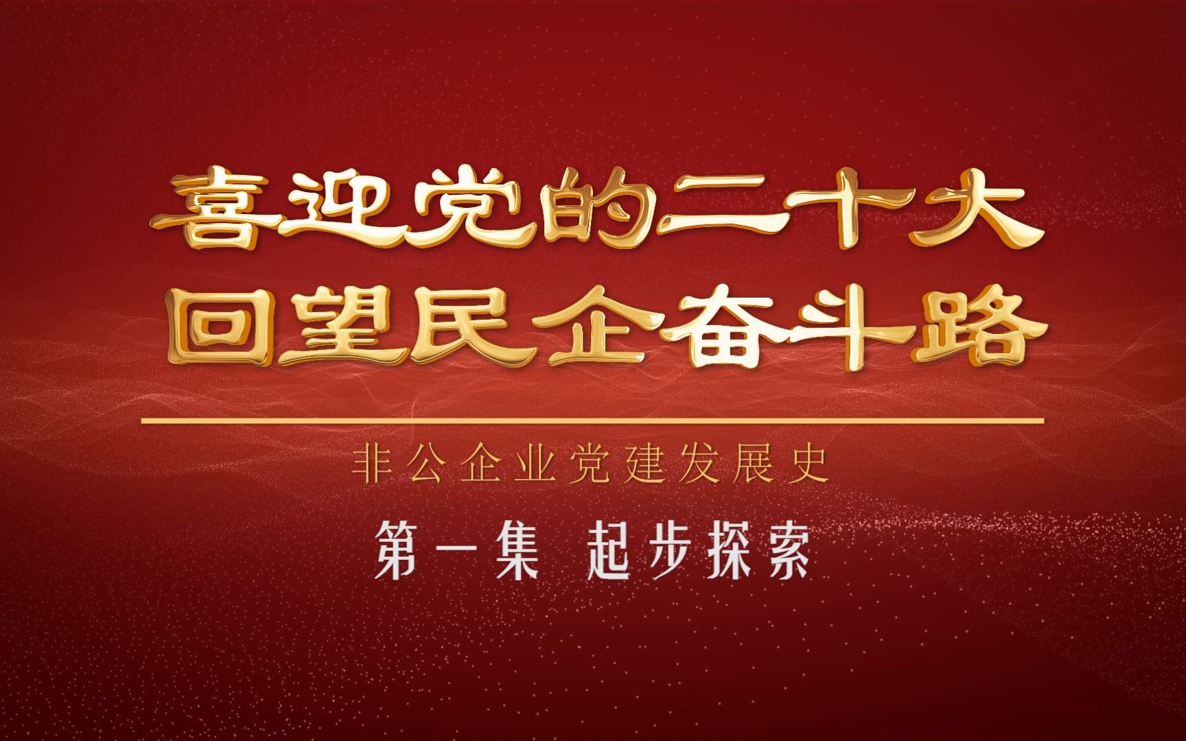 非公经济发展史 第一期哔哩哔哩bilibili