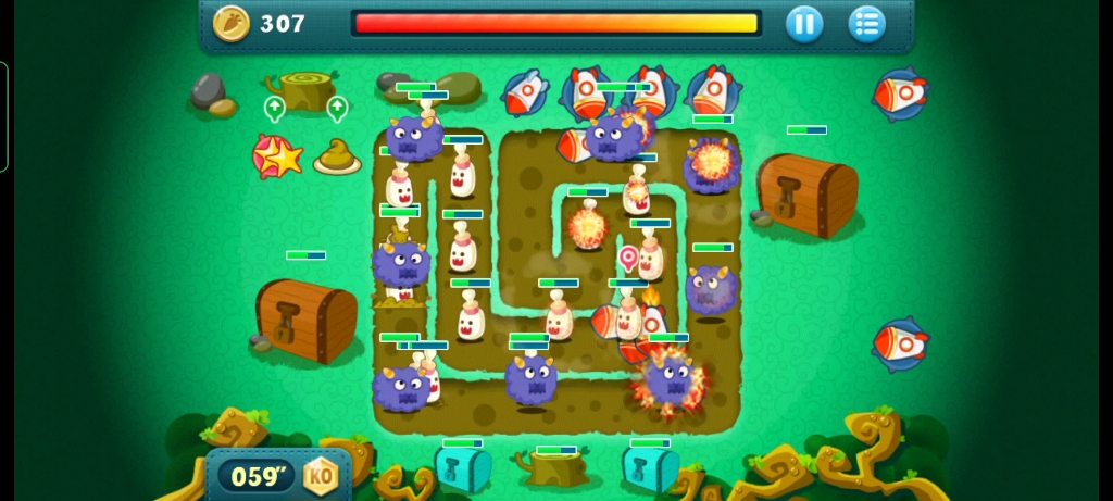 保卫萝卜 boss关 蝙蝠boss