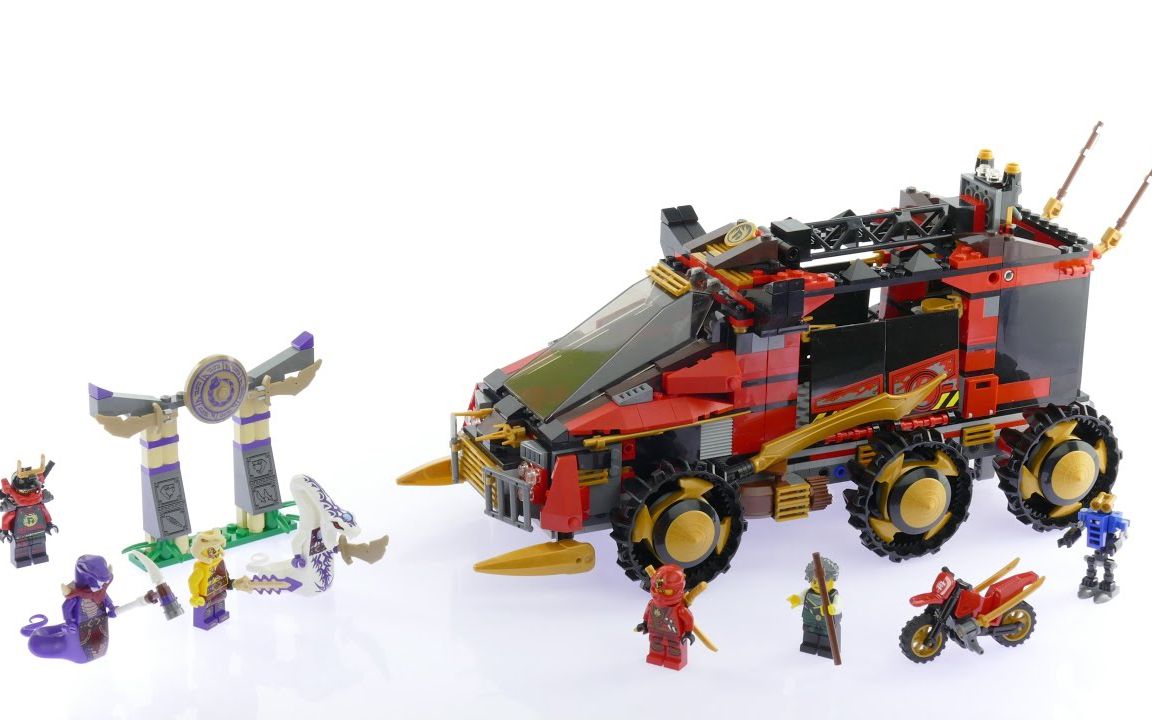 乐高lego 70750 幻影忍者 忍者移动指挥所 速拼评测_哔哩哔哩_bili