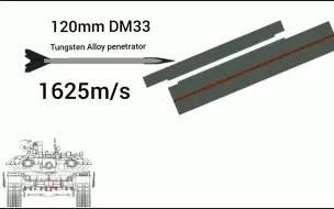 Download Video: Leopard 2A4  _ 120mm DM33 vs T-90 首上装甲