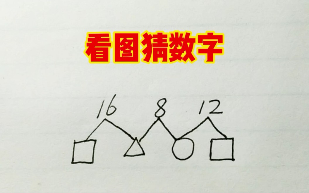 看图猜数字,学霸用这种方法解决哔哩哔哩bilibili