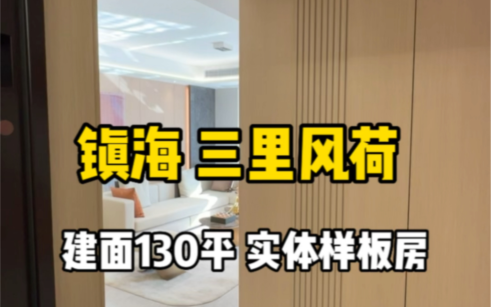 宁波 镇海区新房住宅 建筑面积130平方实景样板房 三里风荷项目哔哩哔哩bilibili