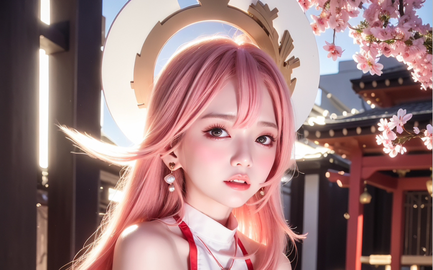 [图]【AI COSER】 八重神子｜原神｜真瞳显现！拜托了我的狐仙宫司大人~