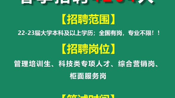 中國建設銀行春季招聘公告已發,招聘4264人!