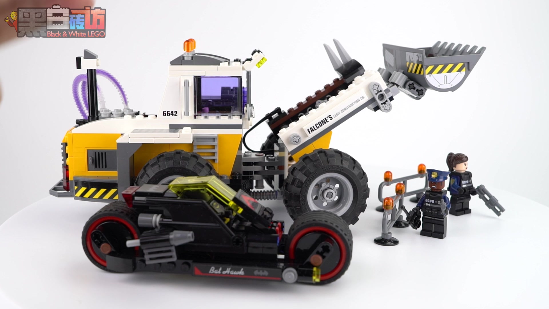 乐高lego★蝙蝠侠大电影70915双面人的双重破坏机【黑白评测】