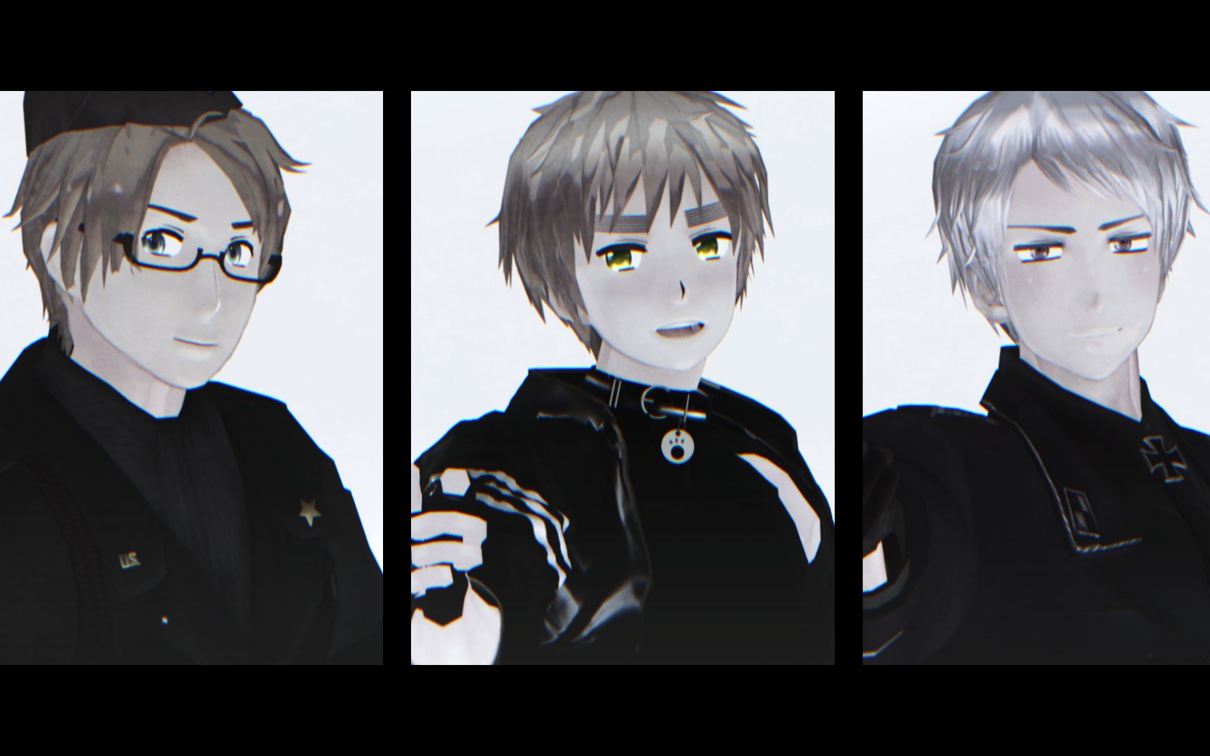 【APH/MMD】奏响唯一的、爱之诗【米/英/普】哔哩哔哩bilibili