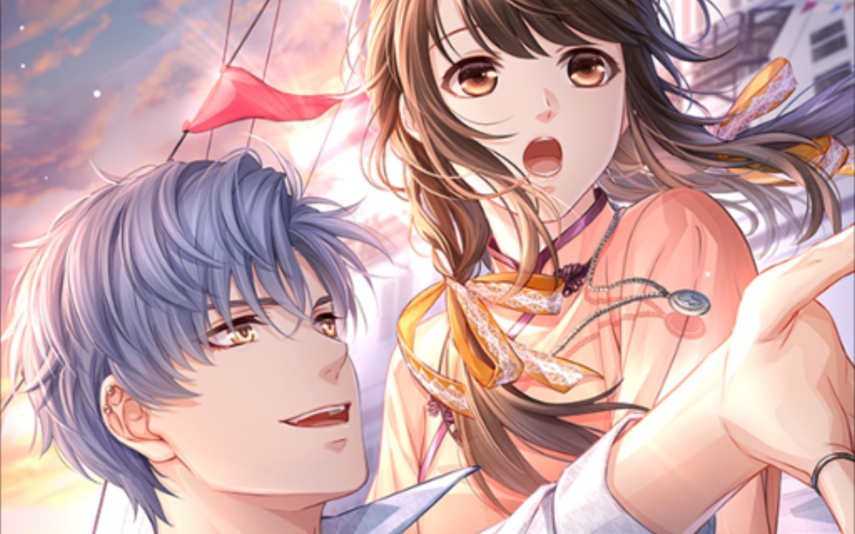 恋与制作人凌肖七夕ssr轻狂自由之约含电话朋友圈