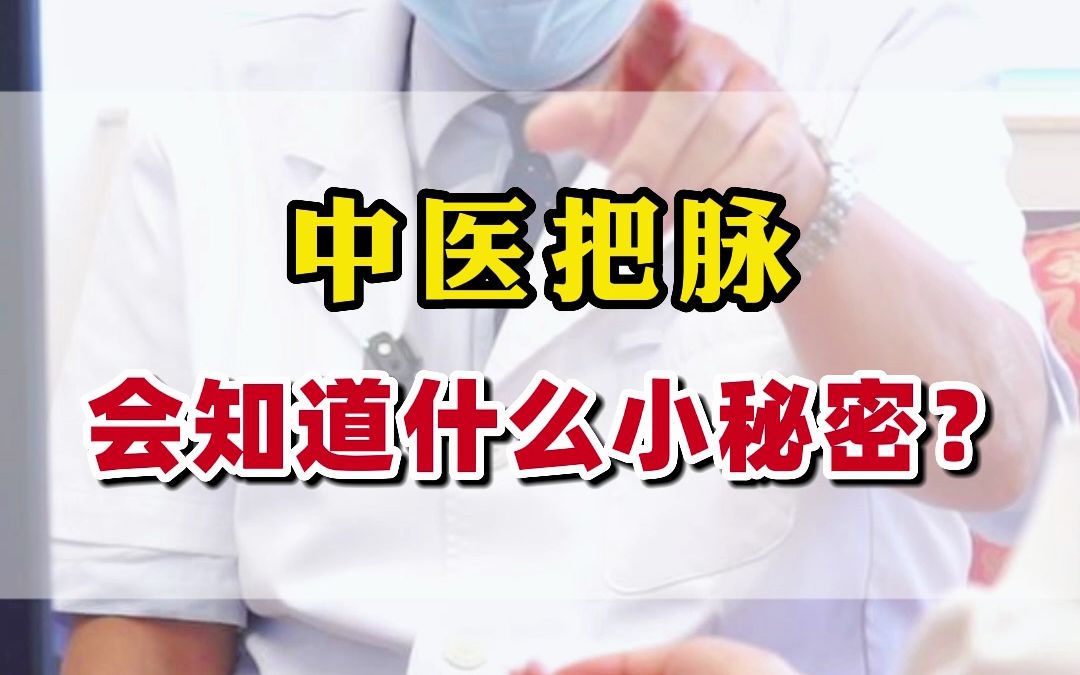 中医把脉有多神?会知道什么小秘密?#中医知识科普 #中医健康哔哩哔哩bilibili