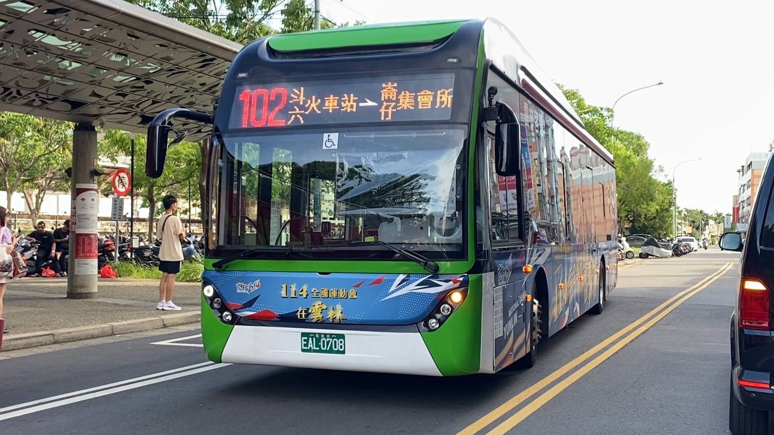 雲林客運 byd k9da 102路 eal-0708