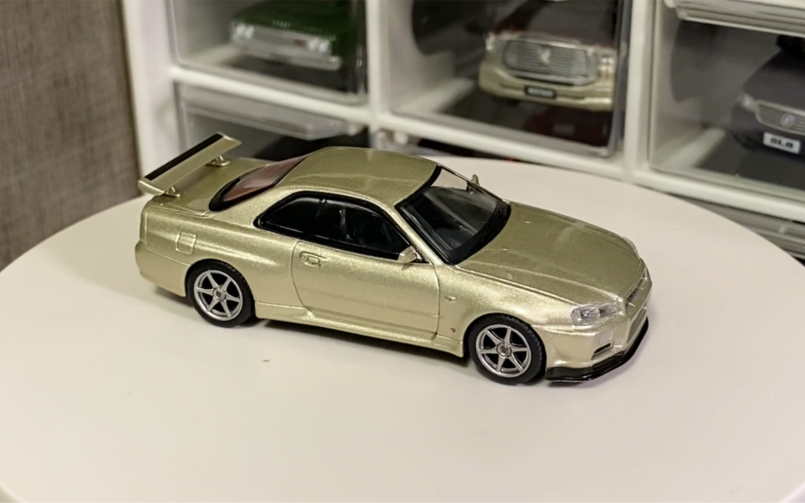 mini gt 日产gtr34～头文字d,神之脚 星野好造同款