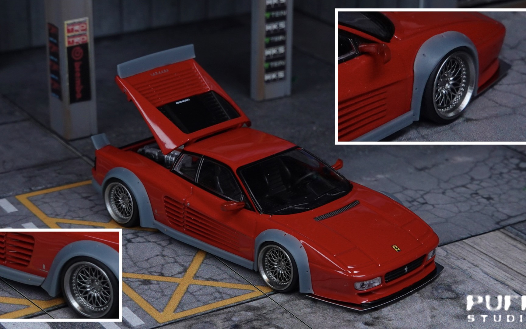 puffstudio_lbwk法拉利特斯塔罗萨&512tr宽体套件安装说明