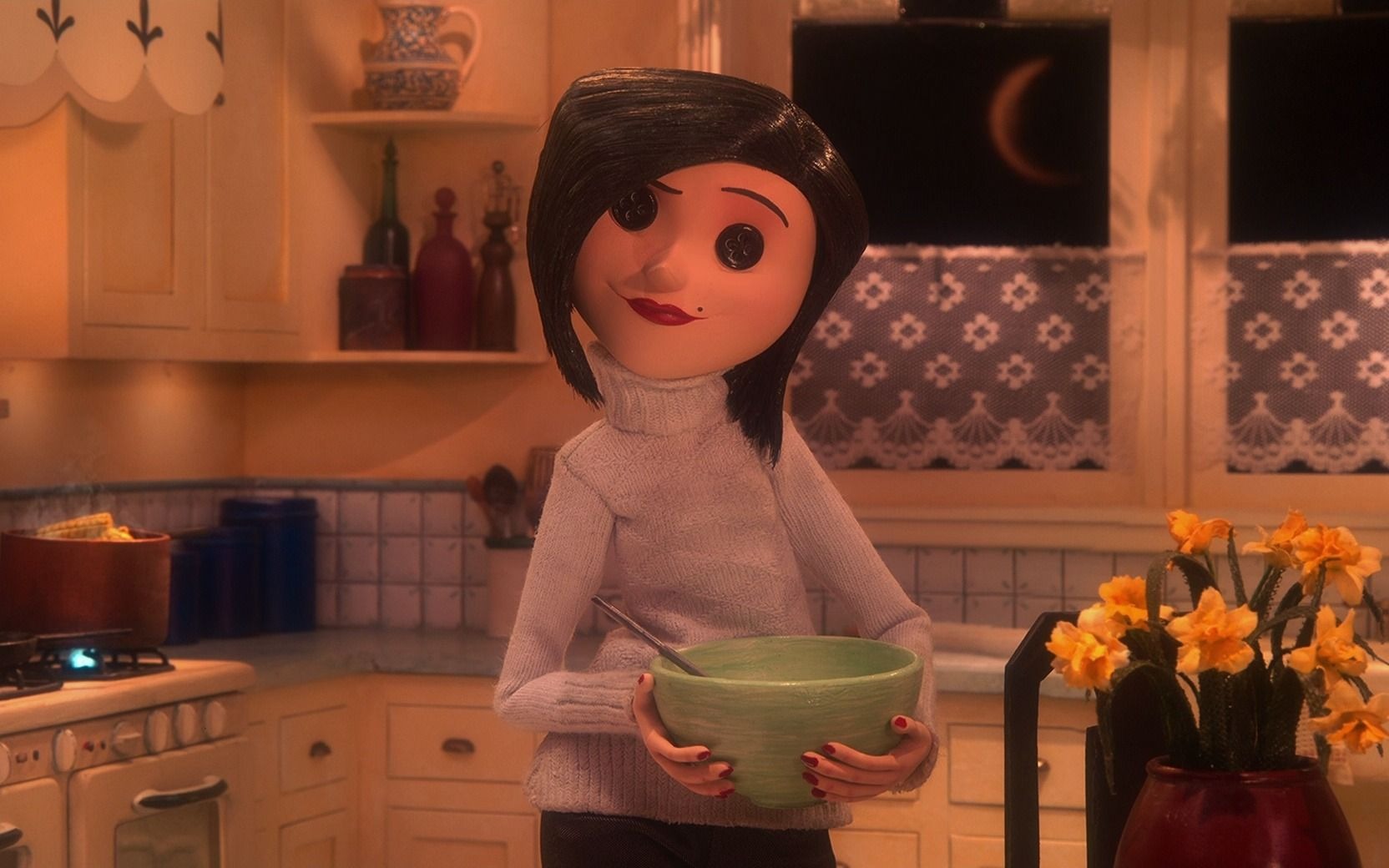 鬼妈妈片段1卡洛琳第一次见到另一个世界的妈妈和爸爸国语cndisney