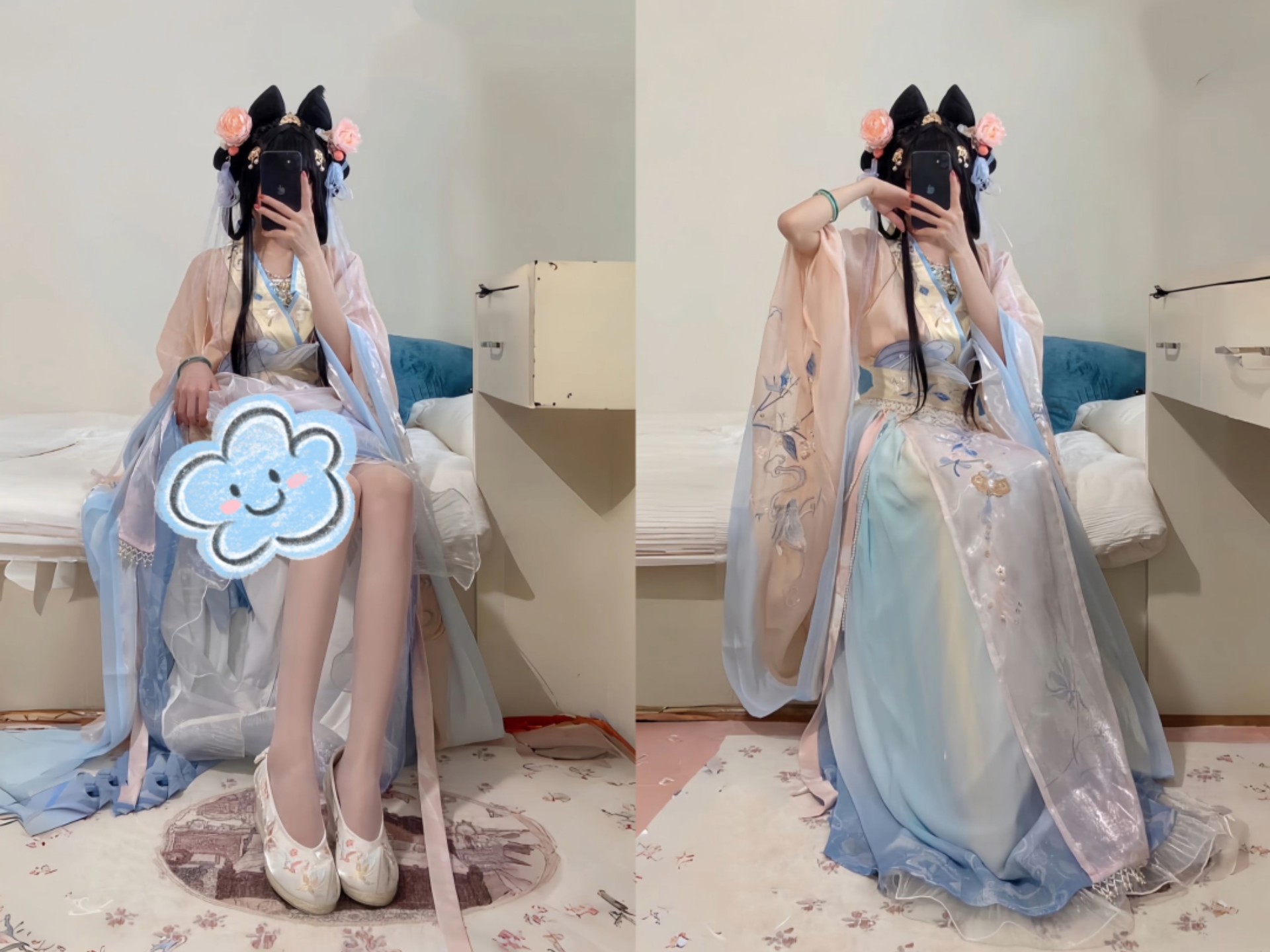 仙仙桃汉服cos