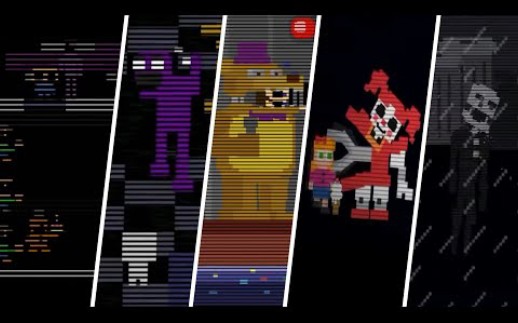 [图]所有FNAF小游戏（FNAF 2, FNAF 3, FNAF 4, SL,FNAF世界,披萨店模拟器,安全漏洞）