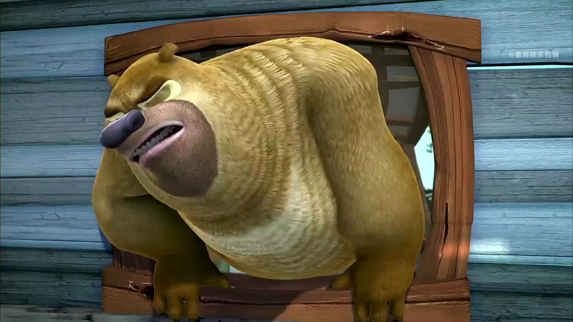 (熊出没搞笑名场面)熊就该有个熊样,熊二你像什么话呀这样?