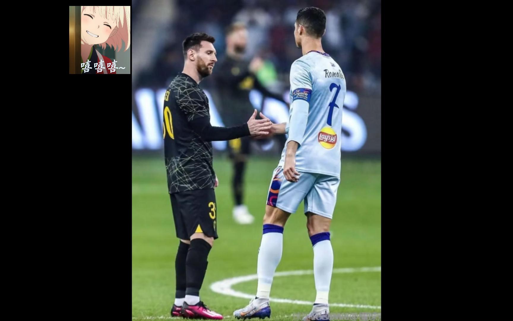 c罗与梅西这次真在球场同框了