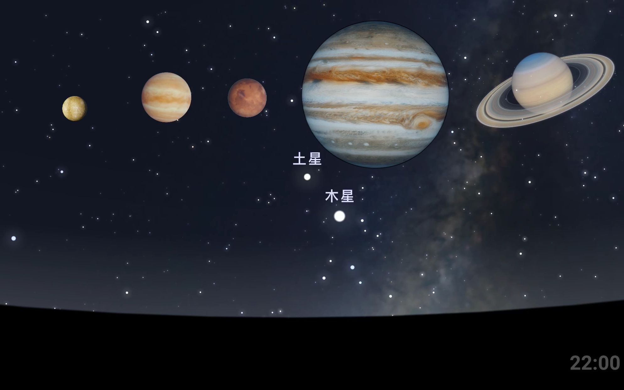 [图]如何用肉眼分辨夜空中的金木水火土五大行星？