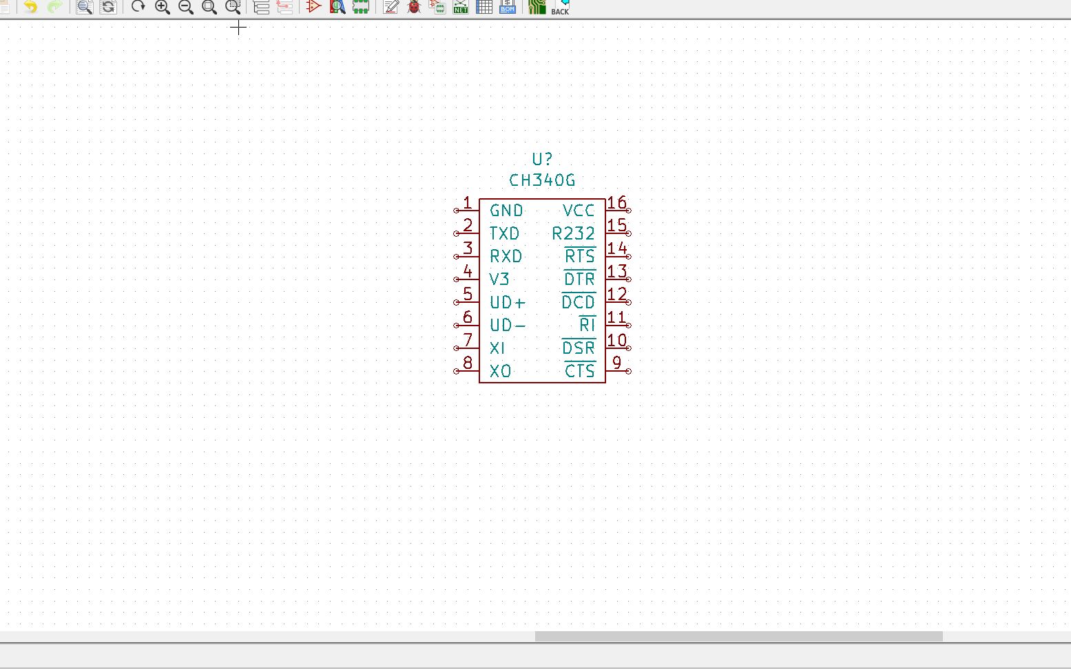 Kicad绘制stm32最小系统1.8 新建库和元件CH340G(最小系统从画板到编程到焊PCB到闪光,中文自制 )哔哩哔哩bilibili