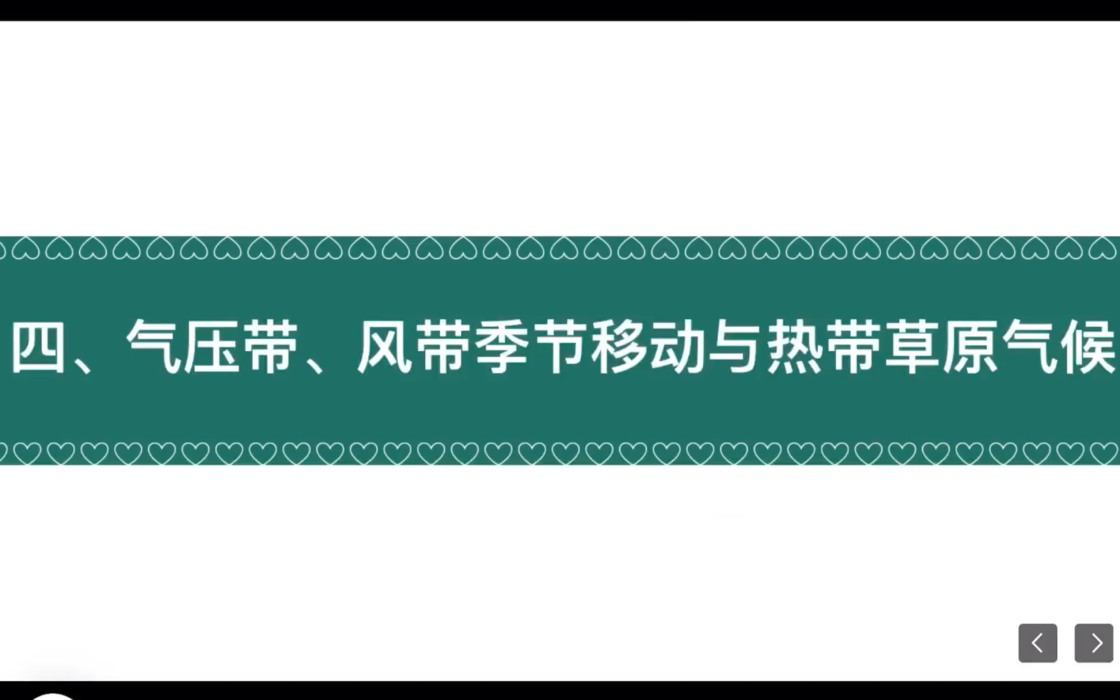 3.2.1气压带风带季节移动与热带草原气候(高中地理湘教版2019选必一第三章第二节)哔哩哔哩bilibili