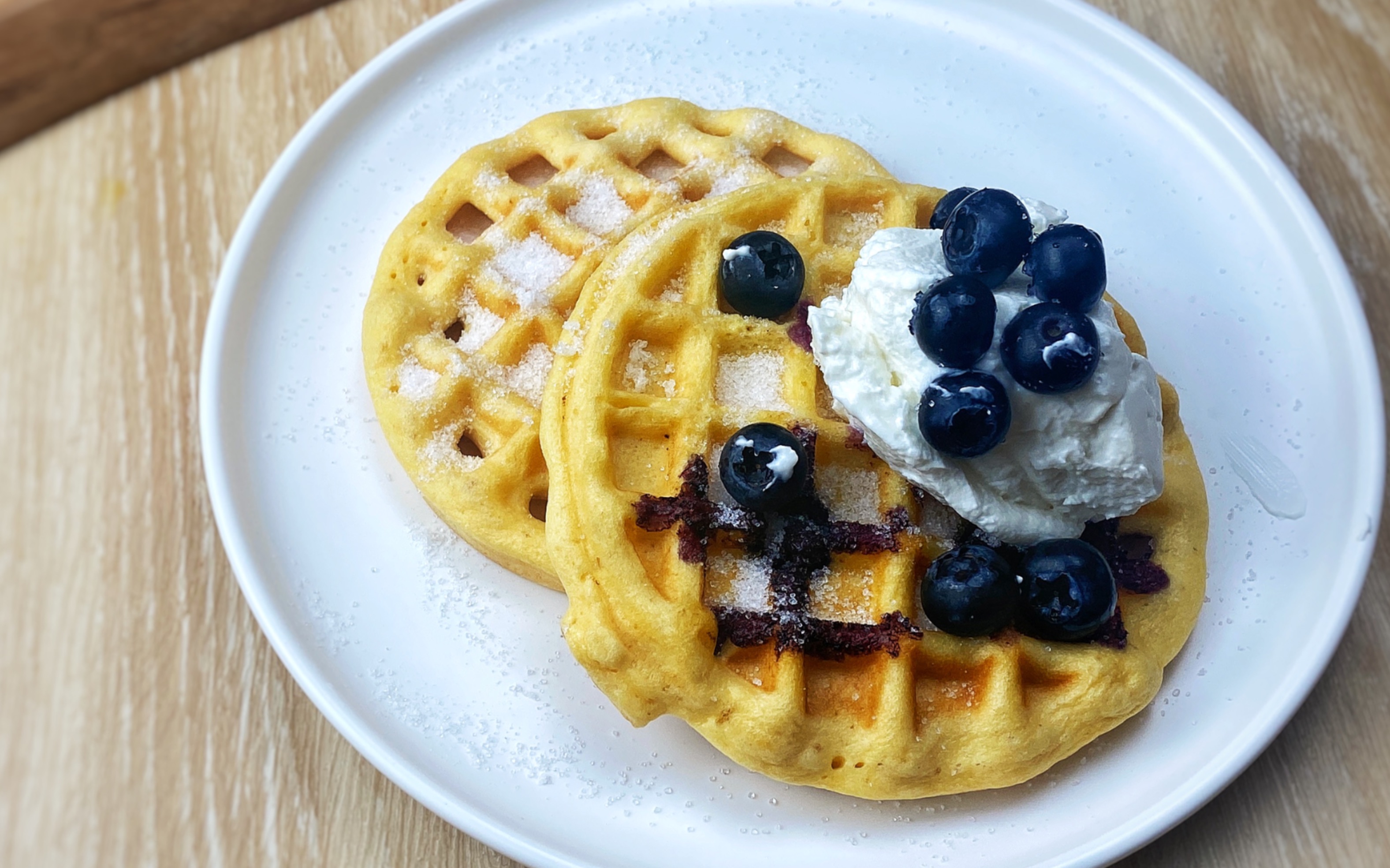 【好好吃瘦】低碳生酮蓝莓华夫饼