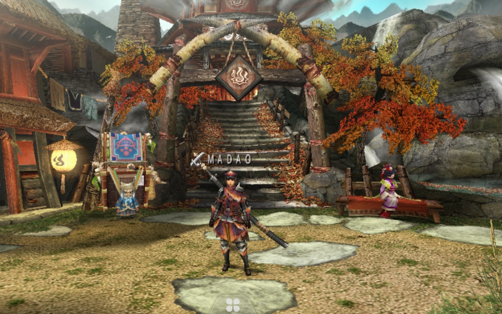  怪物猎人p3>村任务,去雪山打白兔兽