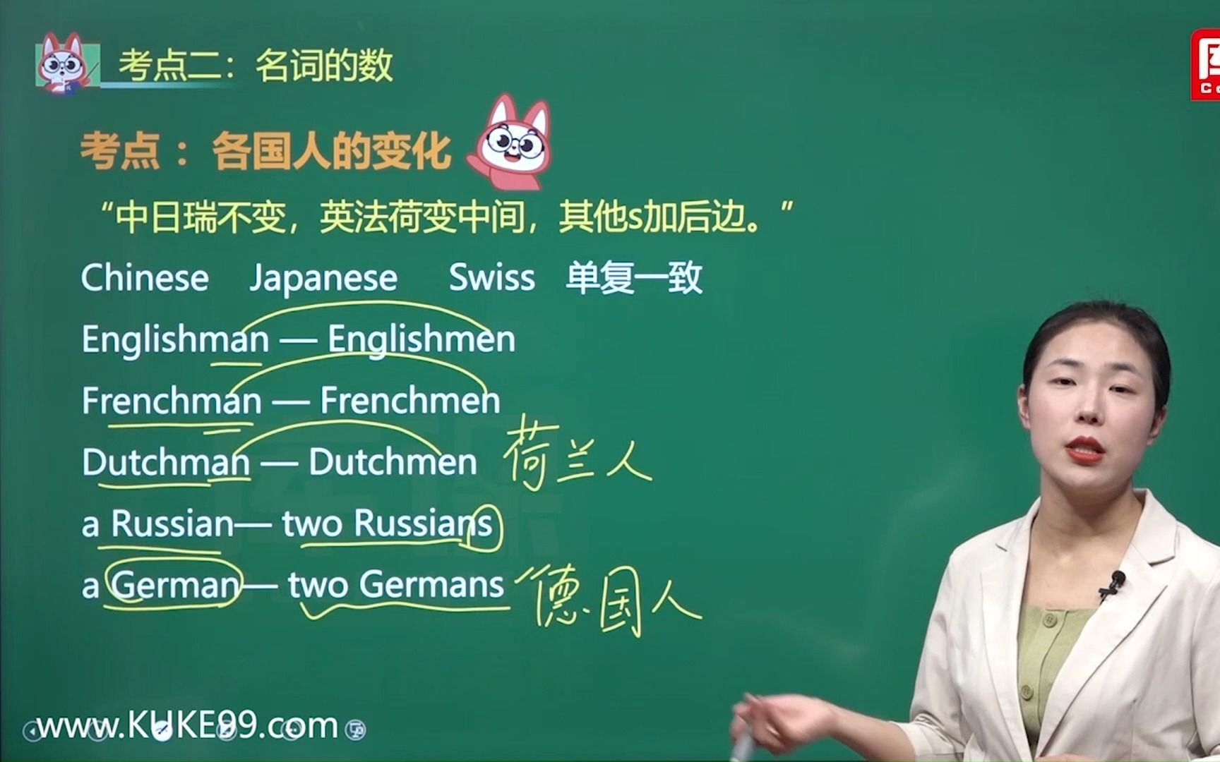 专升本英语各国人的单复数变化,这个方法太好记了!哔哩哔哩bilibili