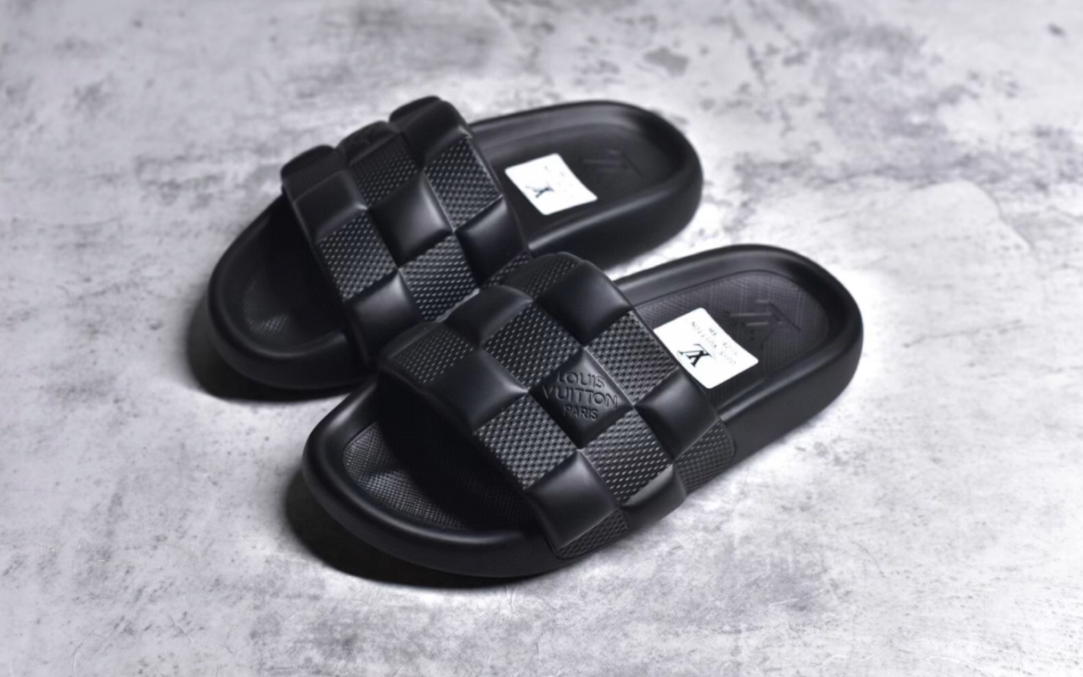 Waterfront Mule Slides Maxi Damier 海滩泳池沙滩拖鞋哔哩哔哩bilibili