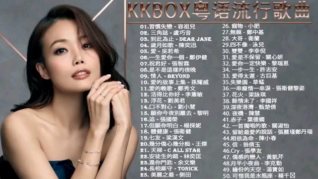 [图]KKBOX粤语流行音乐 - 最多点击粵語歌曲Top100 數據統計截止 - 粤语歌曲排行榜