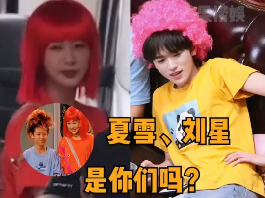 杨紫 #宋亚轩 再现家有儿女经典,所以这是夏雪和刘星?