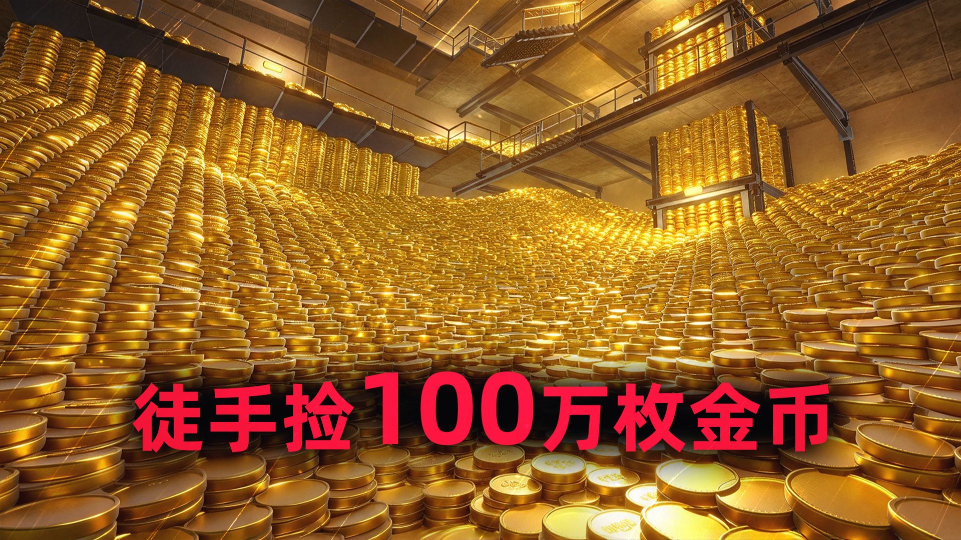 徒手帮富豪捡完 1 0 0 万枚金币！