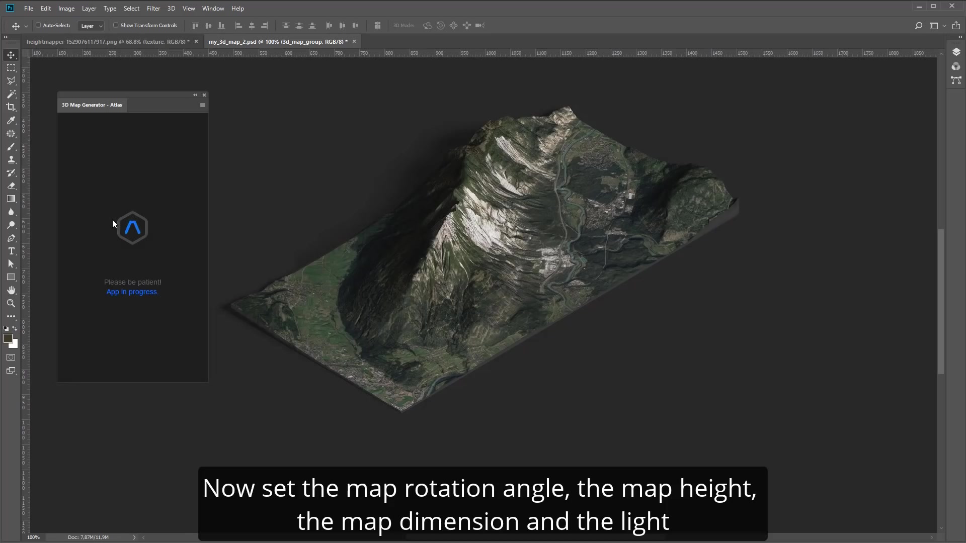 3D地图 From Google Maps to 3D Map in Photoshop  3D Map Generator  Atlas  生肉哔哩哔哩bilibili